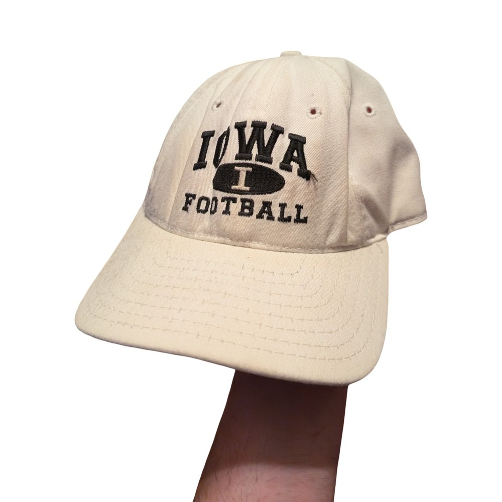 Vintage Iowa Hawkeyes Football Snapback Hat Legacy Athletic Green Undervisor